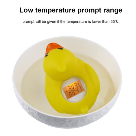 Bath Water Thermometer Bathroom Infant Baby Toy Rubber Duck for Children Shower Temperature Gauge