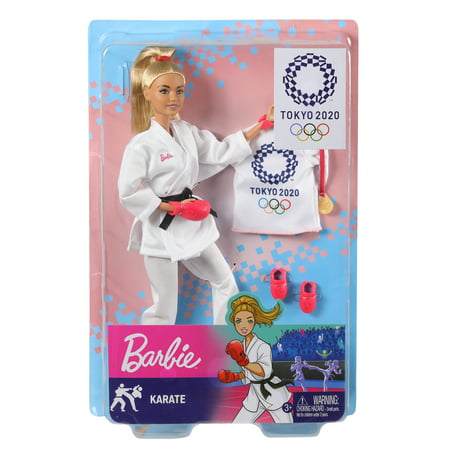Barbie Career Olympic Games Tokyo 2020 Karate Doll with Accessories, Standard