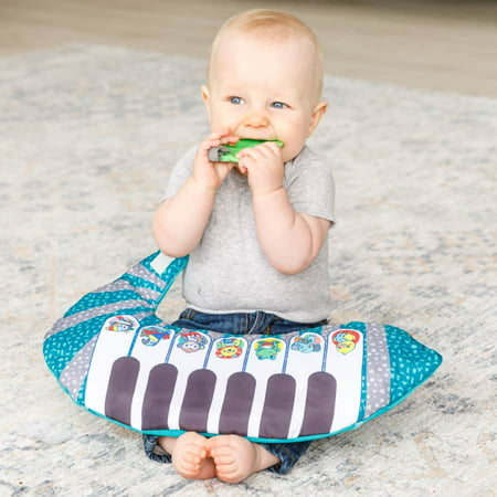 Infantino Grow-with-Me 3-in-1 Tummy Time Kicking Piano, Teal, Infanto to Toodler, 0 Months+