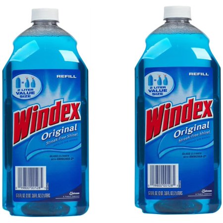Windex Window Cleaner Refill, 67.6oz (Pack of 2)
