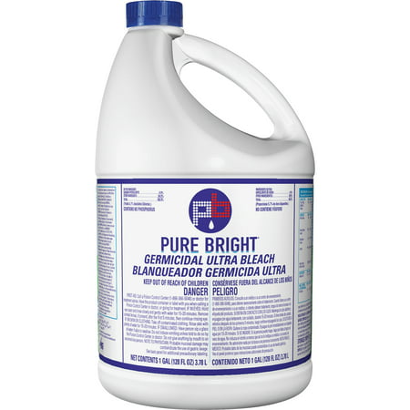 Pure Bright Liquid Bleach, 1 Gallon Bottle