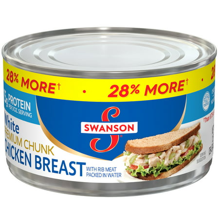 Swanson Premium White Chunk Chicken Breast, 12.5 oz Can