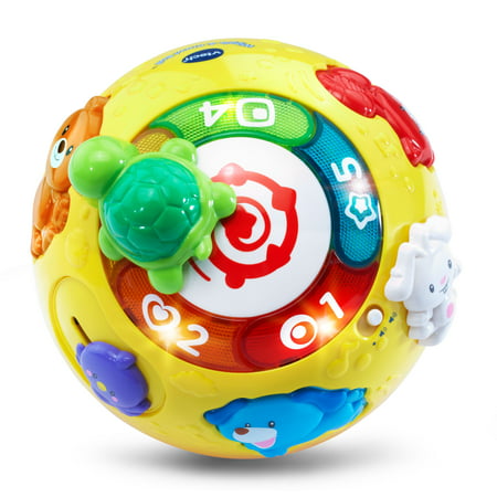 VTech Wiggle and Crawl Ball With Animal Friends Encourages Motor Skills