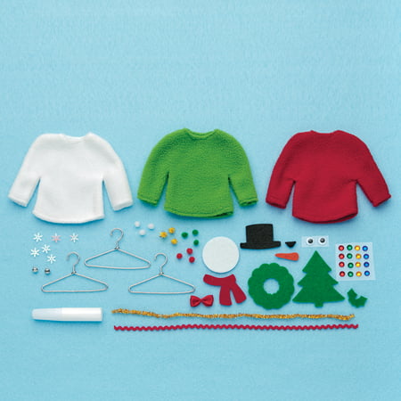 Creativity for Kids Sweater Ornaments Craft Kit (8 Pieces)