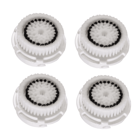 4-Pack Sensitive Skin Facial Cleansing Brush Heads TreatMe100 (Compatible with Clarisonic Mia 2 Pro), 4 Ct