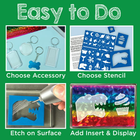 Creativity for Kids Etch-It Workshop - Child, Beginner Craft Kit for Boys and Girls