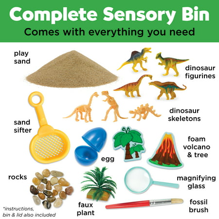 Creativity for Kids Sensory Bin Dinosaur Dig- Child & Toddler Sensory Art & Craft Kit for Boys and Girls