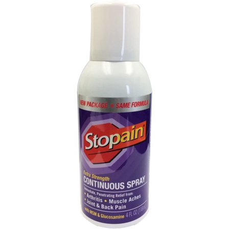 2 Pack - Stopain Extra Strength Pain Relieving Spray, 4oz Each