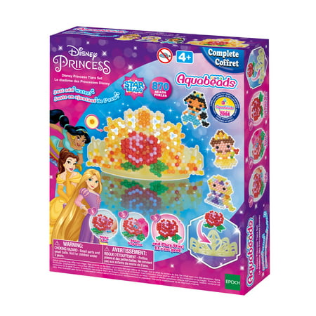 Aquabeads Disney Princess Tiara Set, Kids Crafts, Beads, Arts and Crafts, Complete Activity Kit for 4+