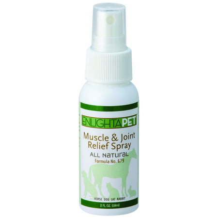 JADIENCE Dog, Cat, Horse Sore Muscle Pain Relief Spray: 2oz | Hip & Joint Care Healing Medicine | Natural Treatment to Soothe & Support | Herbal Relaxer for Old & Young Animals | EnlightAPet
