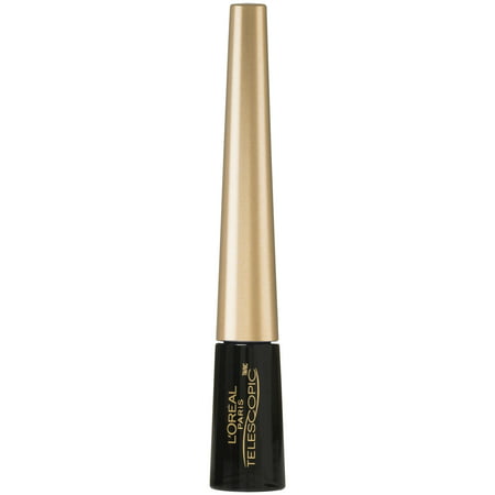 L'Oreal Paris Telescopic Precision Liquid Eyeliner, Black, 0.08 fl ozBlack,