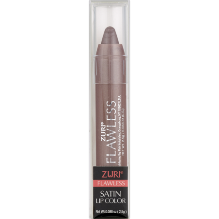 Zuri Flawless Satin Lip Color, Desert Sand, 0.088 OZ