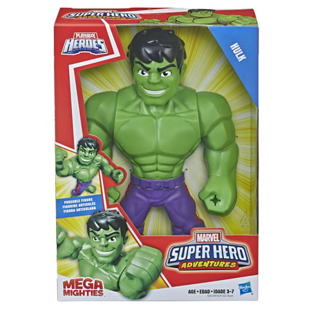 Playskool Marvel Super Hero Adventures Mega Mighties Hulk, 10-Inch Toy