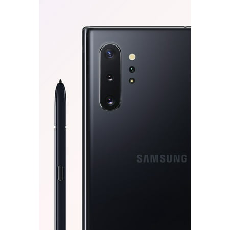 Restored Samsung Galaxy Note 10+ Plus GSM Unlocked Cell Phone 256GB Aura Black (Refurbished), Black
