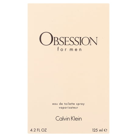 Calvin Klein Obsession Eau de Toilette, Cologne for Men, 4 Oz Full Size, 4 oz