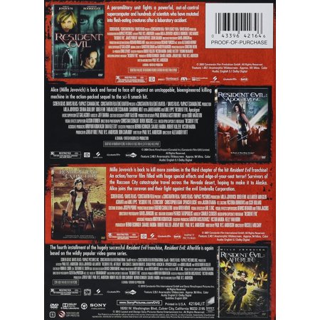 Resident Evil Collection: The 4 Movie (DVD)