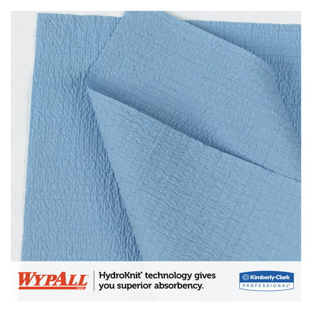 Wypall X60 Cloths, Jumbo roll, 12.5 x 13.4, Blue, 1100/Roll