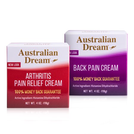 Australian Dream Arthritis Pain Relief Cream and Joint Pain Cream - Aches and Pains - 4 Oz Jars