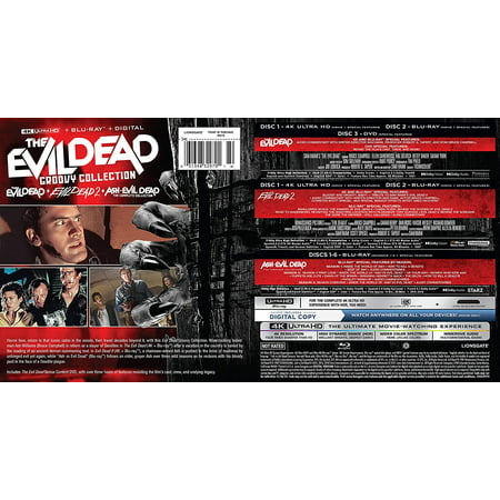 The Evil Dead Groovy Collection (4K Ultra HD + Blu-Ray + Digital Copy)