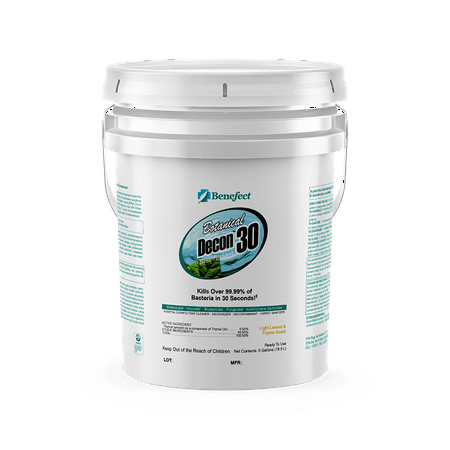 Benefect Decon 30: Botanical Disinfectant, 5 Gallon Single