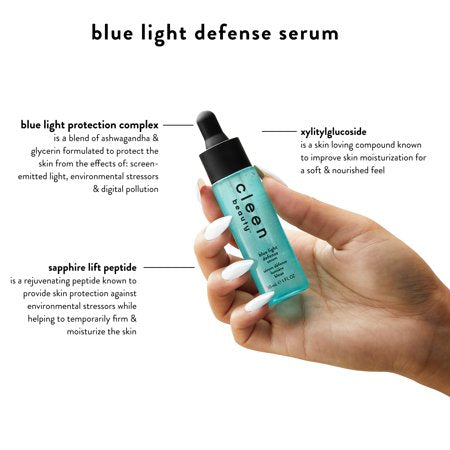 cleen beauty Blue Light Defense Serum, 1 fl oz