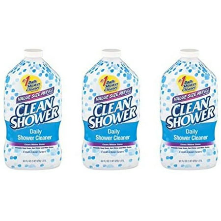 Clean Shower No Scent Basin Tub and Tile Cleaner 60 oz. Liquid, Pack Of 3