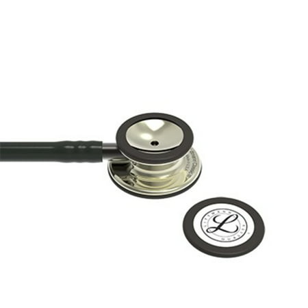 3M Littmann Classic III 27" Monitoring Stethoscope, Smoke-Finish, Black Tube, 5811Black,