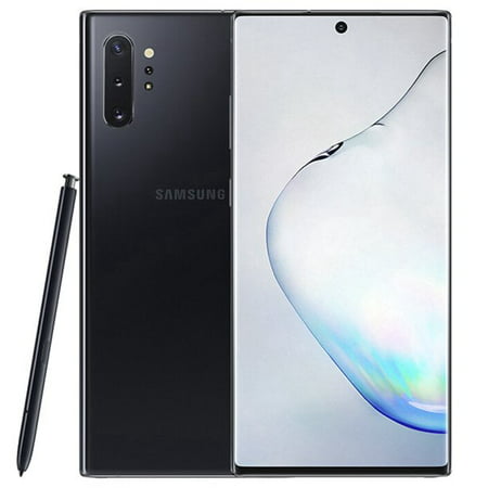 Samsung Galaxy Note 10+ Plus N975U 256GB Black Unlocked Smartphone - Good Condition (Used)