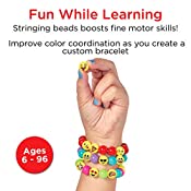 Creativity for Kids Emoji Bracelet - Beginner, Child Craft Kit for Boys and Girls