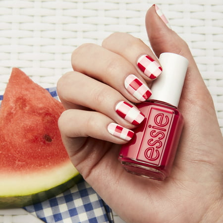 essie salon-quality nail polish, 8-free vegan, bright fuchsia pink, Watermelon, 0.46 fl oz264 watermelon,