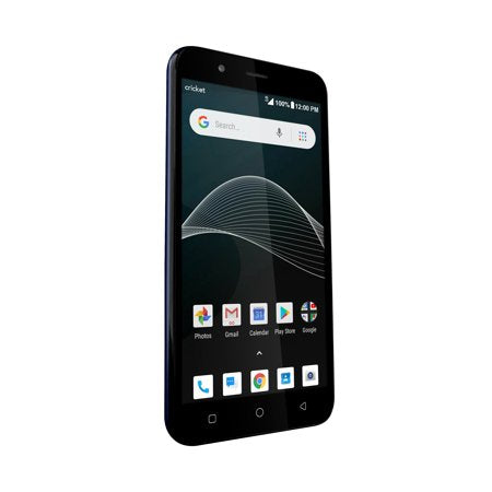 Cricket Wireless Cricket Vision 16GB Prepaid Cell Phone, Dark Blue