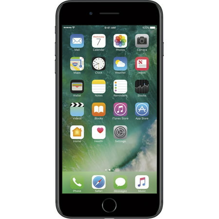 Restored Apple iPhone 7 Plus 128GB Unlocked GSM 4G LTE Quad-Core Smartphone with Dual 12MP Camera - Black (Refurbished), Black