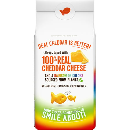Goldfish Colors Cheddar Crackers, Snack Crackers, 6.6 oz bag
