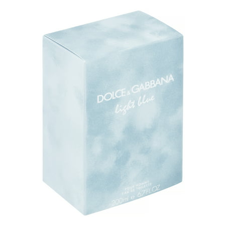 Dolce & Gabbana Light Blue Eau de Toilette, Cologne for Men, 6.7 Oz Full Size, 6.7 oz