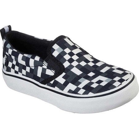Skechers Street Fame Athletic Sneakers (Little Boy and Big Boy)White/Black,