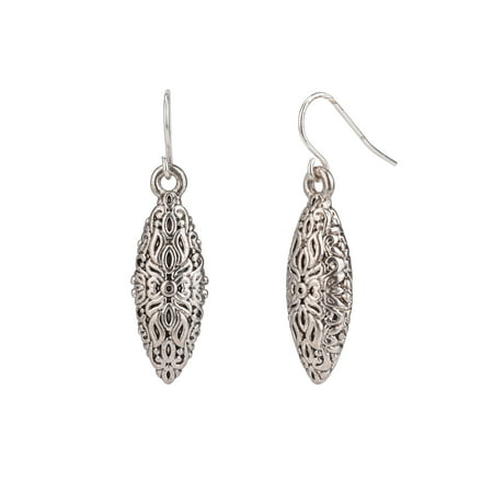 The Pioneer Woman Antique Silver Textured Trio Earrings