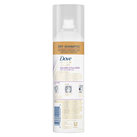 Dove Care Between Washes Dry Shampoo for Refreshed Hair Volume and Fullness, 5 oz (2 pack), 5 oz