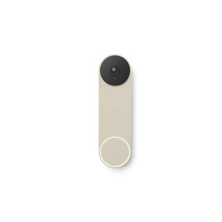 Google Nest Doorbell (Battery) - Video Doorbell Camera - Wireless Doorbell Security Camera - Linen, Linen