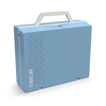 Victrola Re-Spin Sustainable Bluetooth Suitcase Record Player- Light Blue | Walmart Exclusive, Light Blue