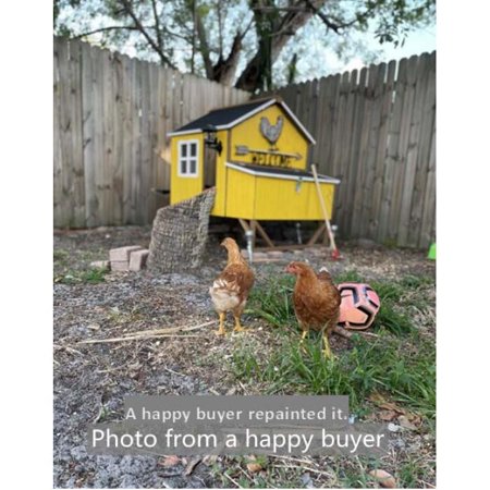 Omitree Deluxe Backyard Large Wood Chicken Coop Hen House 4-8 Chickens with 3 nesting box