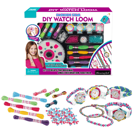 Blossom Bracelet Making Kit Toys for Girls, DIY Arts Craft Bracelet Kit for 6-12yr Kids, Ideal Christmas Birthday Party Gift for 6 7 8 9 10 11 12 Years Old Girls
