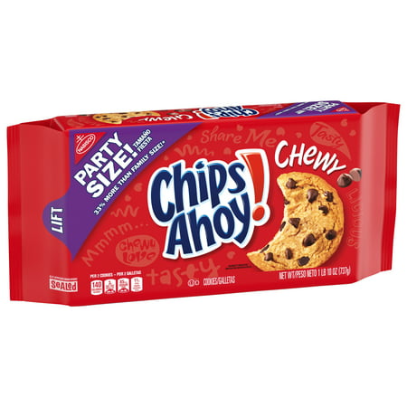 CHIPS AHOY! Chewy Chocolate Chip Cookies, Party Size, 26 oz