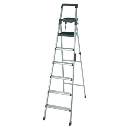 Cosco 8 Ft. Signature Series Aluminum Folding Step Ladder 300 Lb. Type IA (12 Ft. Max Reach)