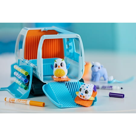 Crayola Scribble Scrubbie Pets Arctic Snow Explorer, Color & Wash Creative Toy, Holiday Toys for Girls & Boys Ages 3+Blue,