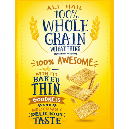 Wheat Thins Original Whole Grain Wheat Crackers, Family Size, 14 oz