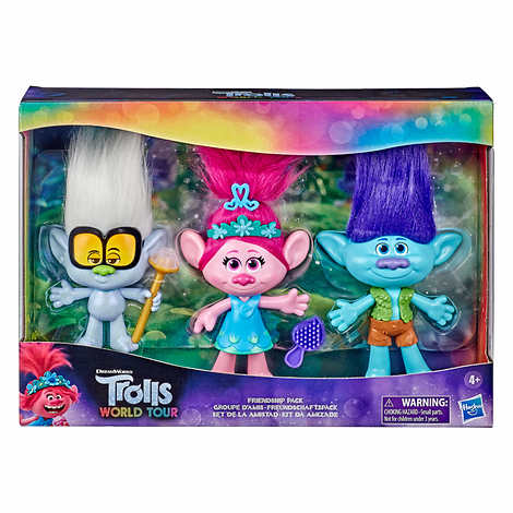 Trolls W Orld Tour, 3-Piece Doll Set