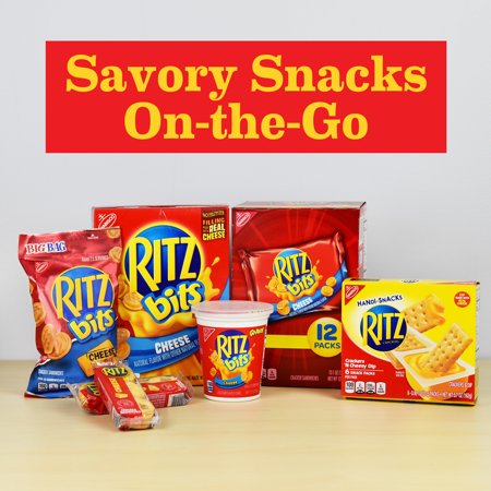 Handi-Snacks RITZ Crackers 'N Cheesy Dip Snack Packs, 12 Snack Packs
