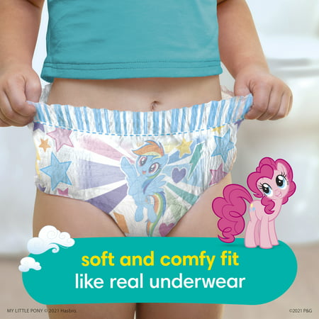 Pampers Easy Ups Training Underwear Girls Size 7 5T-6T 84 Count, 5T/6T
