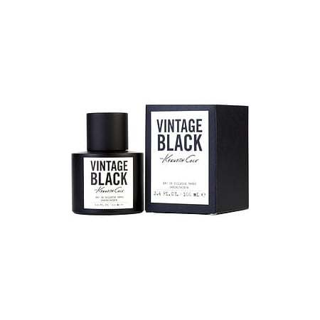 Kenneth Cole Vintage Black Cologne for Men, 3.4 Oz