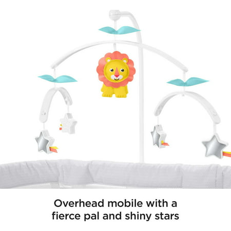 Fisher-Price Soothing Motions Bassinet, Windmill, with Music & SoundsWhite,